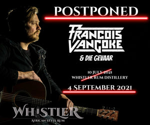 Whistler South African Style Rum show postponement