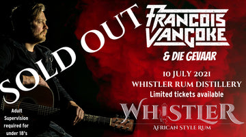 Whistler South African Style Rum - Music show sold out